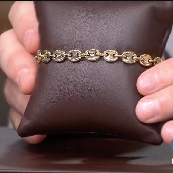 Bellezza Bronze Mariner link Bracelet, size Small-- NIB - Picture 5 of 15